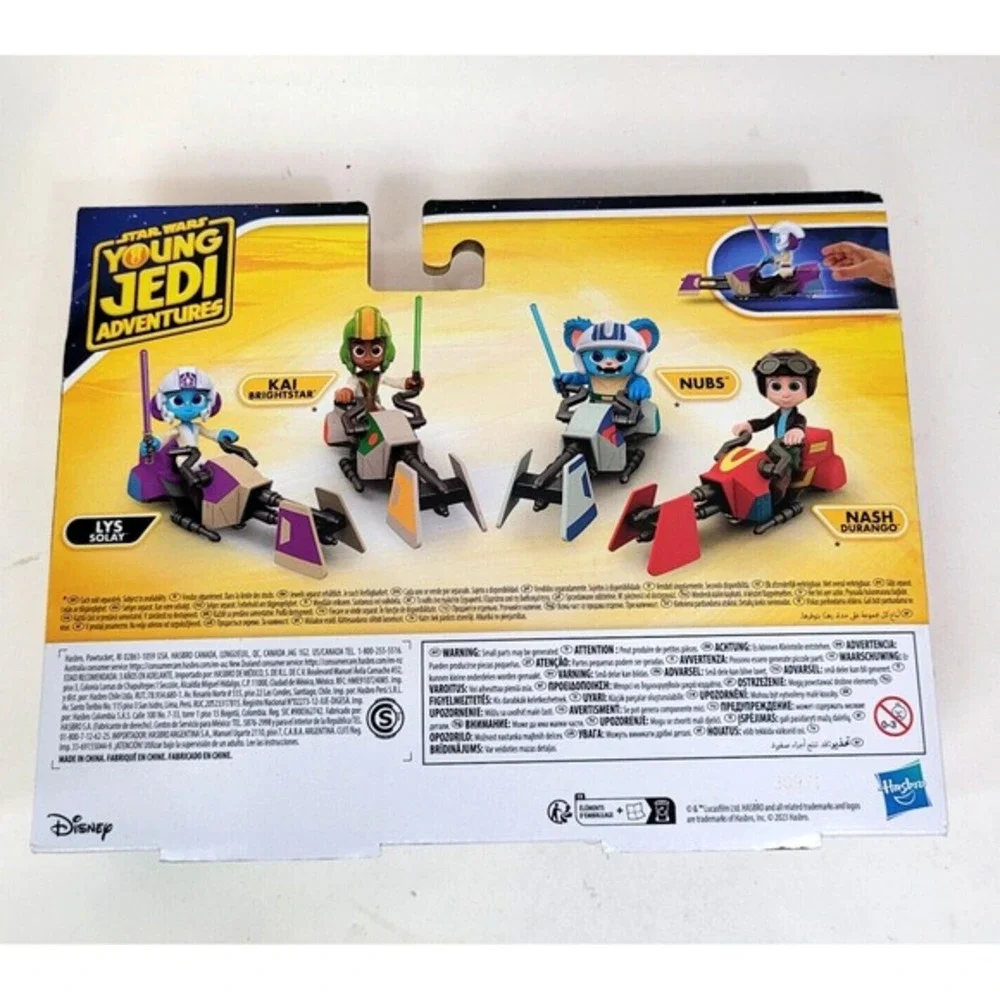 Star Wars Young Jedi Adventures Lys Solay‎ Action Figure with Speeder - Hasbro